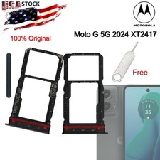 OEM SIM Tray  microSD Card Holder Slot  Pin for Motorola Moto G 5G 2024 XT2417