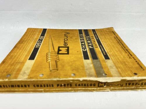 1957-1958 Mercury ORIGINAL Chassis Parts Catalog Monterey Montclair Park Lane - Picture 2 of 6
