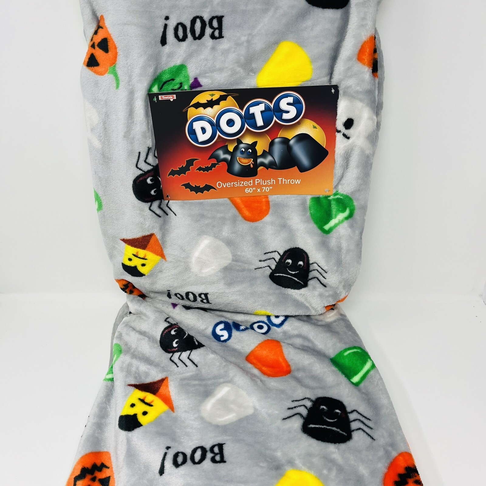 Tootsie DOTS Halloween Throw Blanket 60