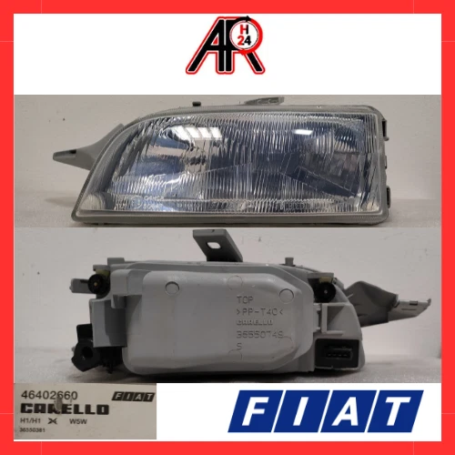 Faro anteriore sinistro Fiat Punto 176 1993 1999 H1/H1 originale 46402660 - Imagen 1 de 1