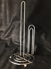 Chrome Standing Paper Towel Holder Dispenser - Easy Tear Arm for One-Handed Tear