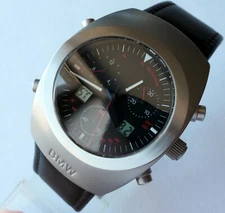 BMW Motorsport Racing Car Accessory Digital Alarm Swiss Made Chronograph Watch