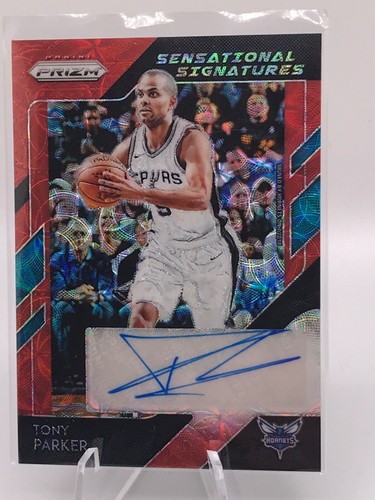 Tony Parker [Choice Prizm] #SS-TPK 2018 Panini Prizm Sensational Signatures card