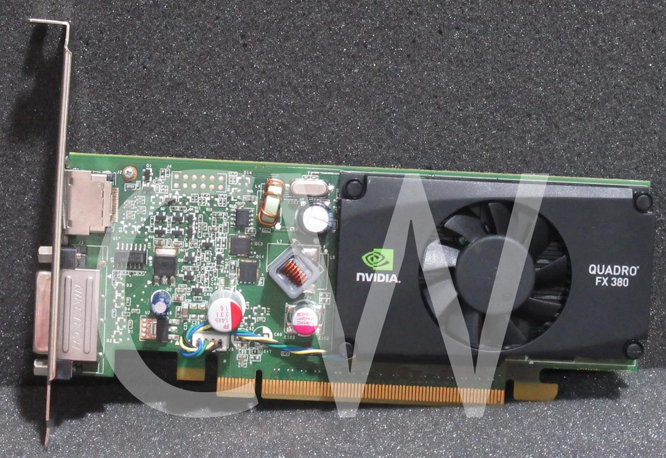 VCQFX380LP-T NVIDIA Quadro FX 380 512MB DDR3 PCI-E 2.0 LP Video Graphics Card - Image 2 of 2