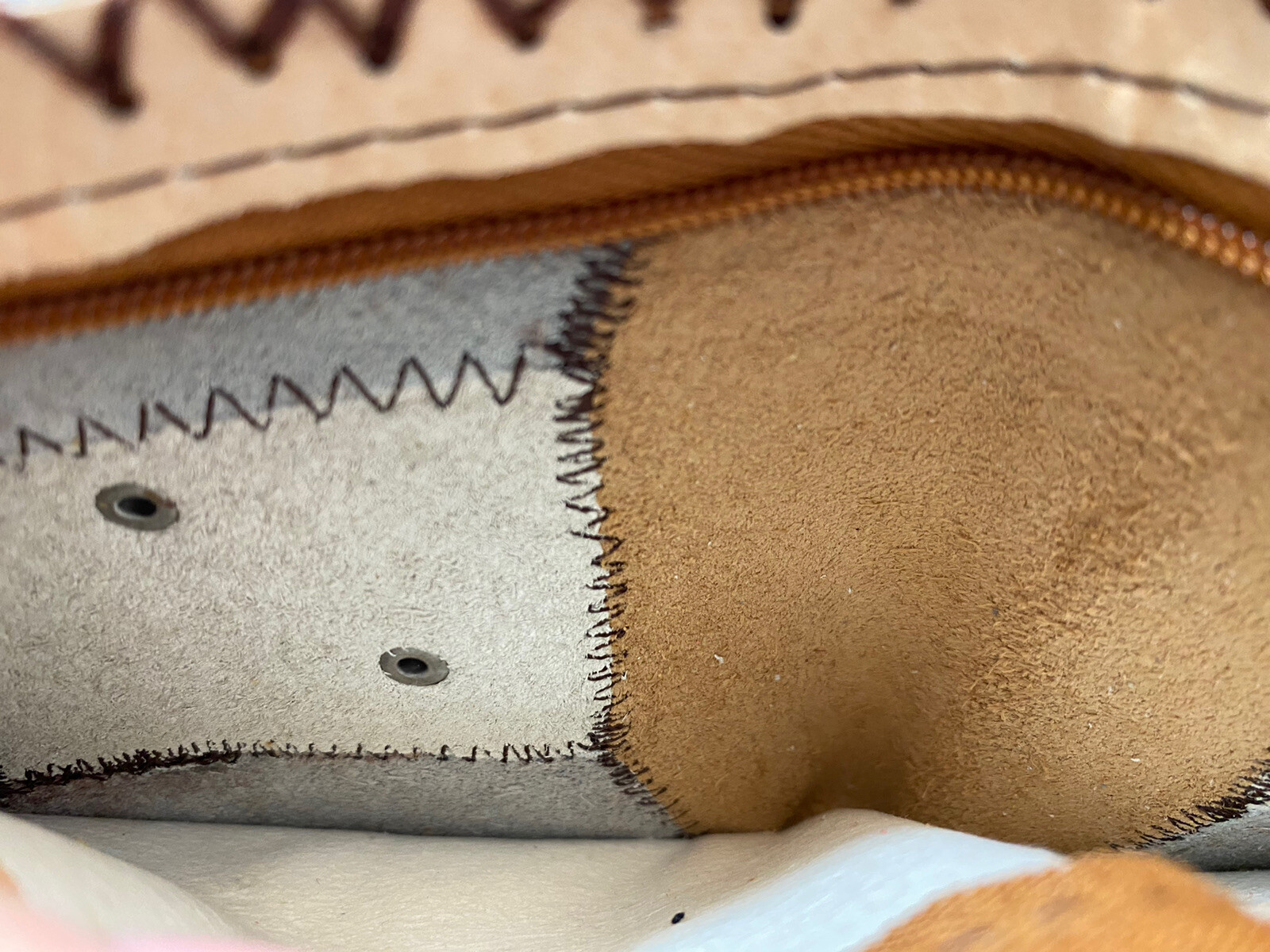 Vintage Leather Boho Patchwork Bifold Wallet Bill… - image 6