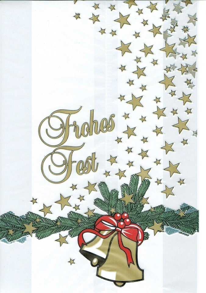 10 Stück Stollenbeutel Glocke 2 Kilo Folie, Stollen 560x200x70 mm Stollentüte