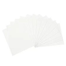 12 Pack 10.83 x 8.46" 1.7mm Thickness EVA Foam Sheets for Arts White