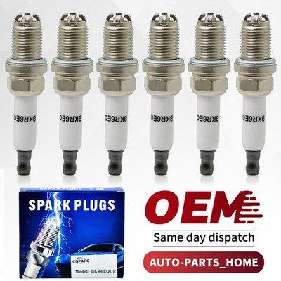 6x BKR6EQUP ZÜNDKERZE FÜR BMW 3-ER E46 5-ER E39 E60 7-ER E38 E65 X3 X5 Z3 Z4 M52
