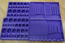 Blue-point Blpthc87 Bit Socket Organizer Fits 87pc Torx Hex Bit Socket Set