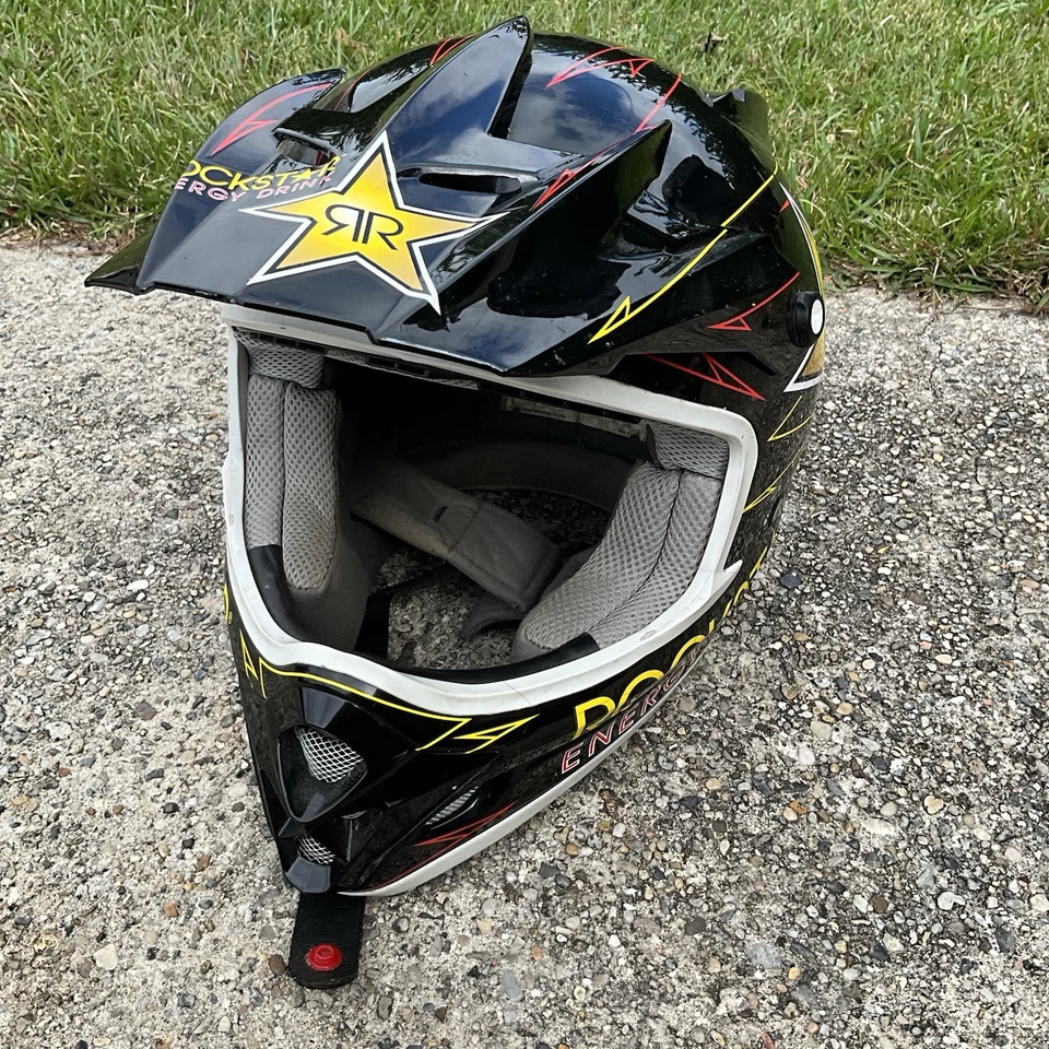 Casco de motocross Answer Rockstar Energy Drink con gafas TX-22 mayo 2008 talla M Foto 3 de 4