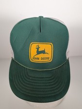 Vintage John Deere Otto Mesh Trucker Hat Farm Tractor Advertising