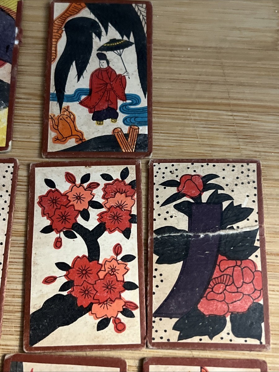 カードダスその他 hana Hanafuda 14 Antique Japanese Playing Cards Nintendo (Flower Cards