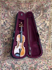 HOPF 4/4 Antique Violin German 19th Century With New Case & Vintage Bow.