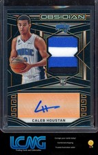 2022-23 Panini Obsidian #212 Caleb Houstan Electric Etch Orange #/35 D3B