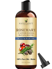 Handcraft Blends Rosemary Oil for Hair 8 Fl Oz Nourishing Hair Oil 100 Pure