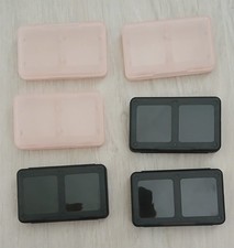 Nintendo DS Plastic Game Cases, Lot of 6 Light Pink  Black 