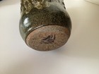 Large Rare 9&1/2" Kwatz Pottery Weed Pot/Vase with flowing incised design — photo 5