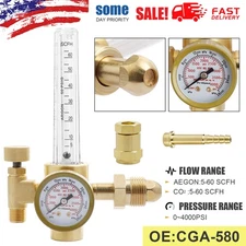CO2 Argon Flow Meter Gas Regulator Gauge Mig Tig Welding Weld Regulator TIG MIG