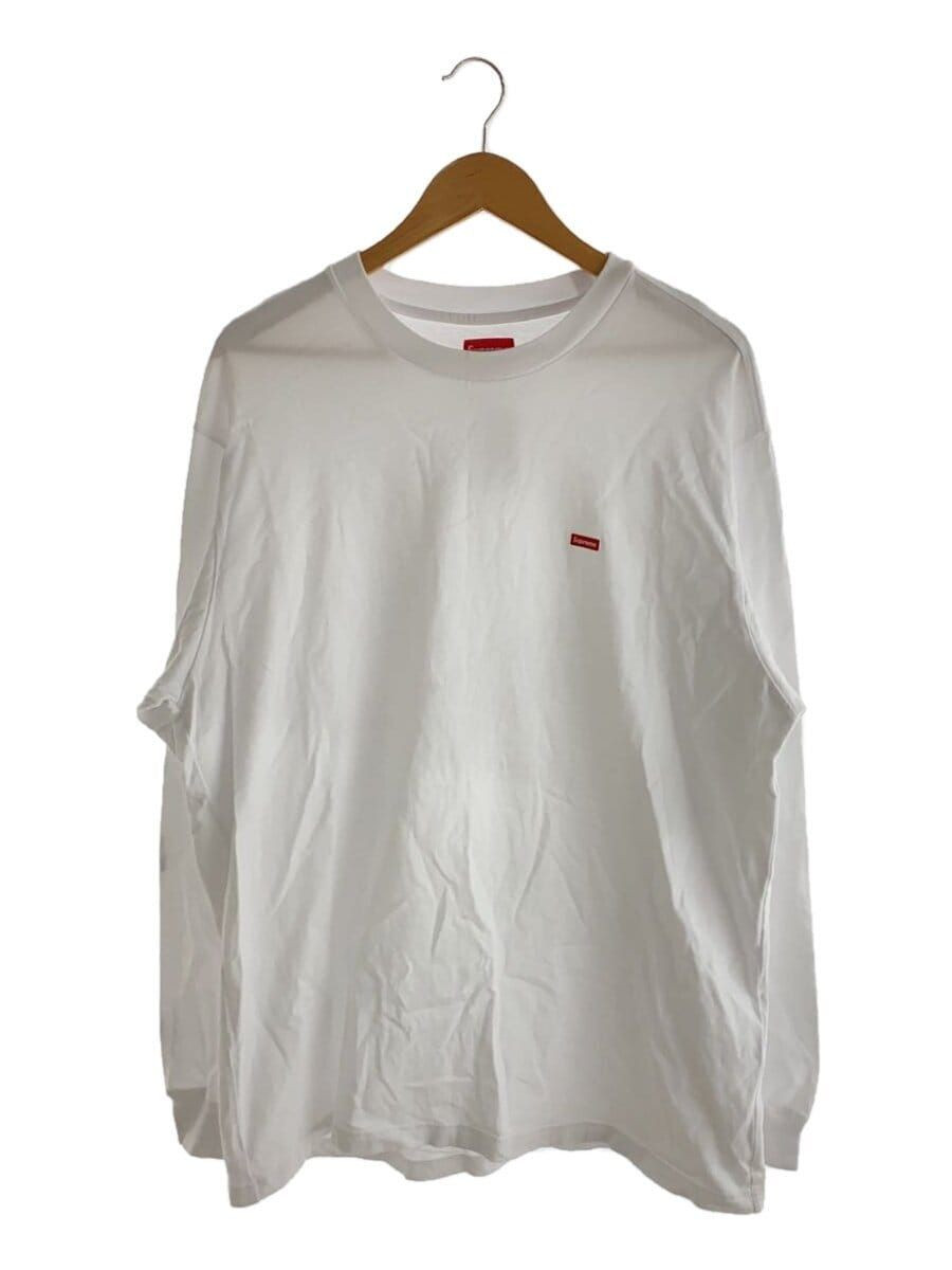 Supreme Long Sleeve T Small Box L S Tee Cotton White Solid Used | eBay