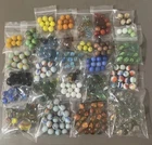 Vintage Marbles Lot 3+ Pounds Clay Cat’s Eye Milk Glass Swirl Uranium Clear