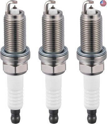 93298 Iridium Spark Plugs 3 Pack - Compatible with Mitsubishi Mirage