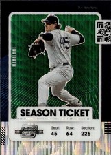 2021 Panini Contenders #11 Gerrit Cole Optic Green Wave