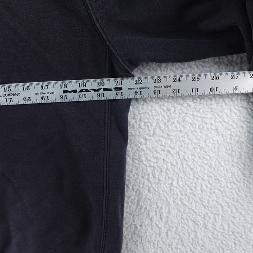 Sudadera con Capucha Nike Cremallera Completa Para Hombres M Negra Logo Bordado Y2K Peso Pesado - Imagen 5 de 6