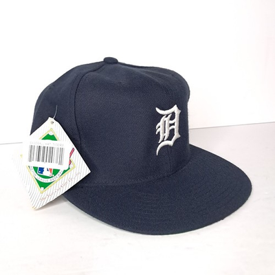 #ad #ad Vintage 90s Detroit Tigers Hat New Era Diamond Pro Model 6 5 8 Wool USA $44.97