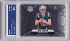 DRAKE MAYE ROOKIE CARD 2024 Mosaic NFL DEBUT RC New England Patriots GEM MINT 10