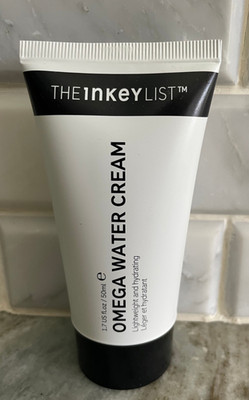 The Inkey List Omega Water Cream Lightweight Moisturizer 1.7oz 50ml NWOB Sealed