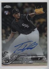 2018 Topps Chrome Rookie Auto Refractor 156/499 Thyago Vieira #RA-TV Auto et6