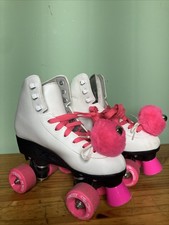 Epic Skates Pink Princess Girls Quad Roller Skates