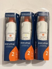 3 Pack Lot EveryDrop 2 Ice Water Refrigerator Filter DR2RXD1 New Sealed