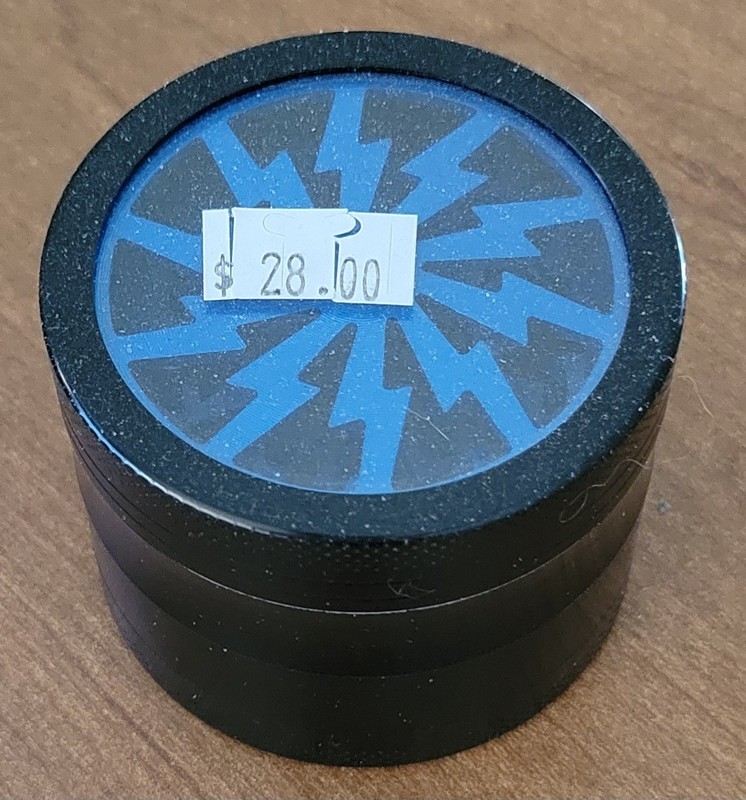 Herb Grinder 2.5" Blue/Black