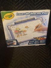 NEW Crayola Brand Light-Up Tracing Pad Super Slim Design LED Power