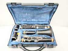 Vintage Student Bb Clarinet Black Body w/ Hard Case Mouthpiece JK Logo Untested