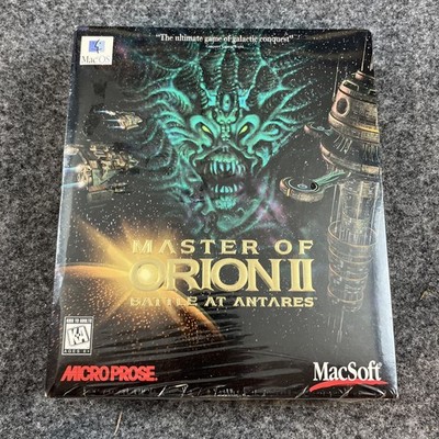 Master of Orion II: Battle at Antares by Microprose for Mac new sealed box
