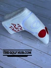 *NEW* Scotty Cameron M&G Leather Japan White/Red Art of Painting Blade Headcover