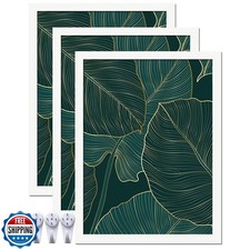 keibiubu White Picture Frame Set of 3, 12x16 Picture Frame for Photo Poster C