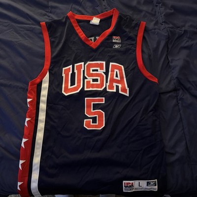Vintage Reebok USA Basketball Jason Kidd Jersey Large