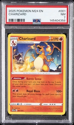 2025 POKEMON M24 EN-MCDONALD'S COLLECTION #001 CHARIZARD PSA 7
