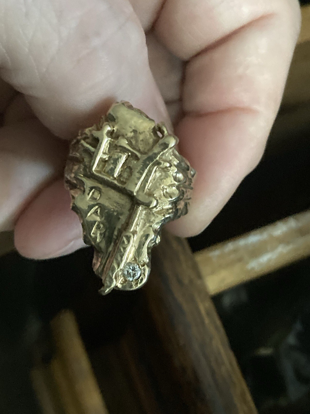 Solid Gold Tattoo Ring - image 6