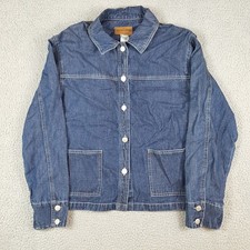 Pendleton Denim Trucker Jacket Women's Size M Jean Jacket Western Cowgirl Retro