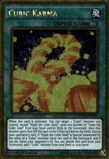 Cubic Karma 1st Ed Gold Rare MVP1-ENG41 Yu-Gi-Oh!