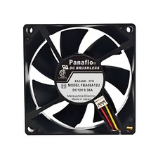 Panaflo FBA08A12U 8025 12V 0.36A 8CM 3-Wire High Airflow Cooling Fan