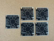 5 New 9-Pin Vacuum Tube Boards Prototype Adapter Sockets for DIY Breadboard (Qty