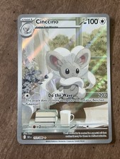 Pokemon Black Bolt Cinccino 153/086 Illustration Rare on eBay
