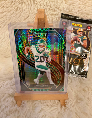 2024 Panini Select Breece Hall Premier Level Dragon Scale Prizm #111 Jets /81