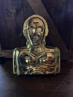 1983 Vintage Star Wars C-3PO Gold Action Figure Storage Case With INSERT Kenner