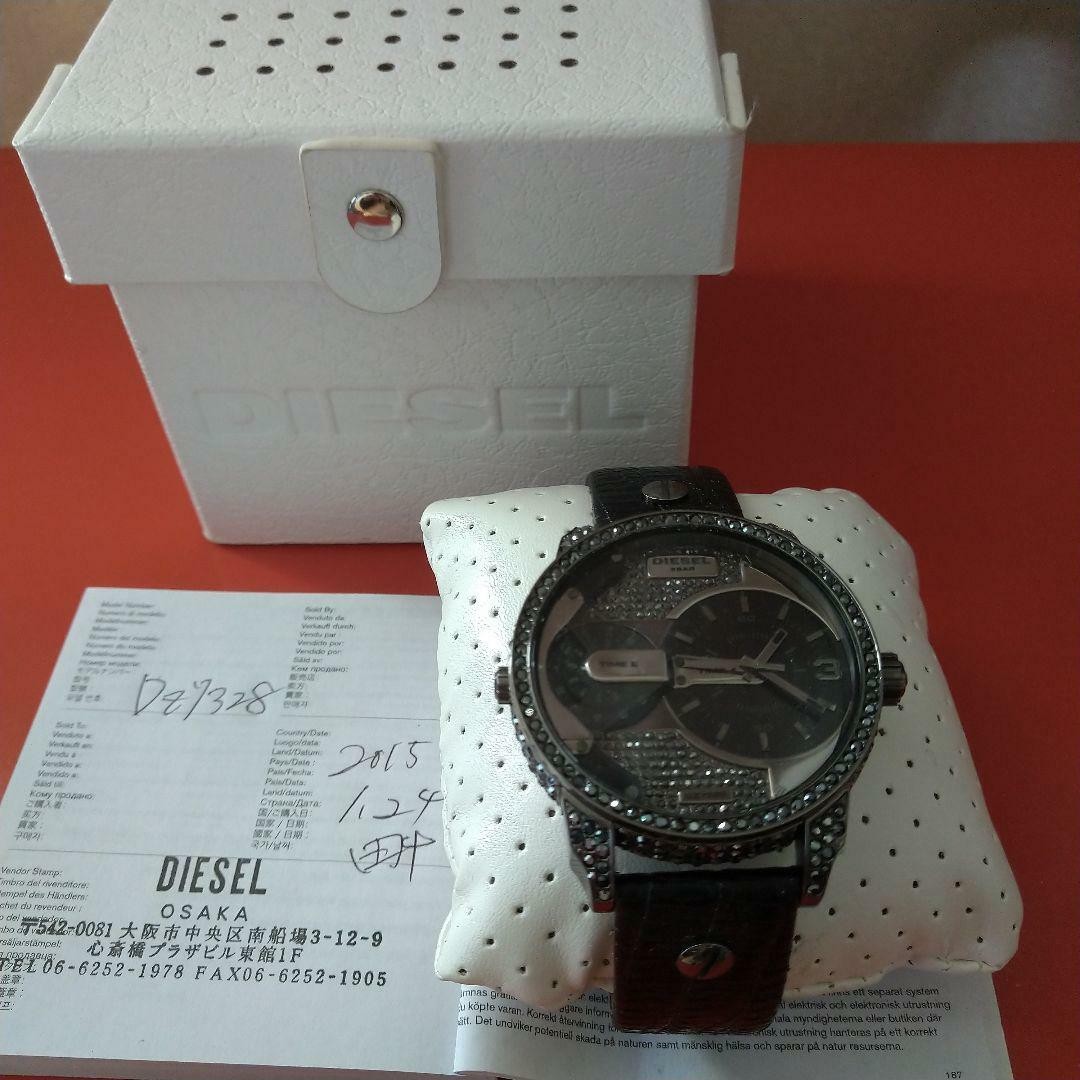 Watch DIESEL DZ7328 Mini DADDY 3BAR Only The Brave Solid Stainless